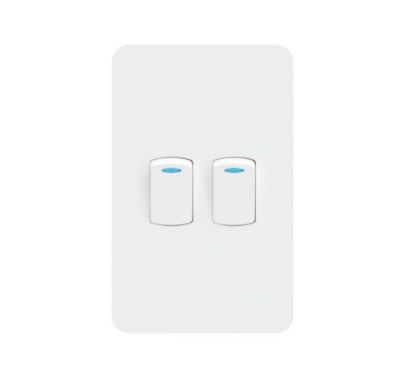 Picture of LIGHT SWITCH 2 LEVER 1WAY 16A 250V 2x4